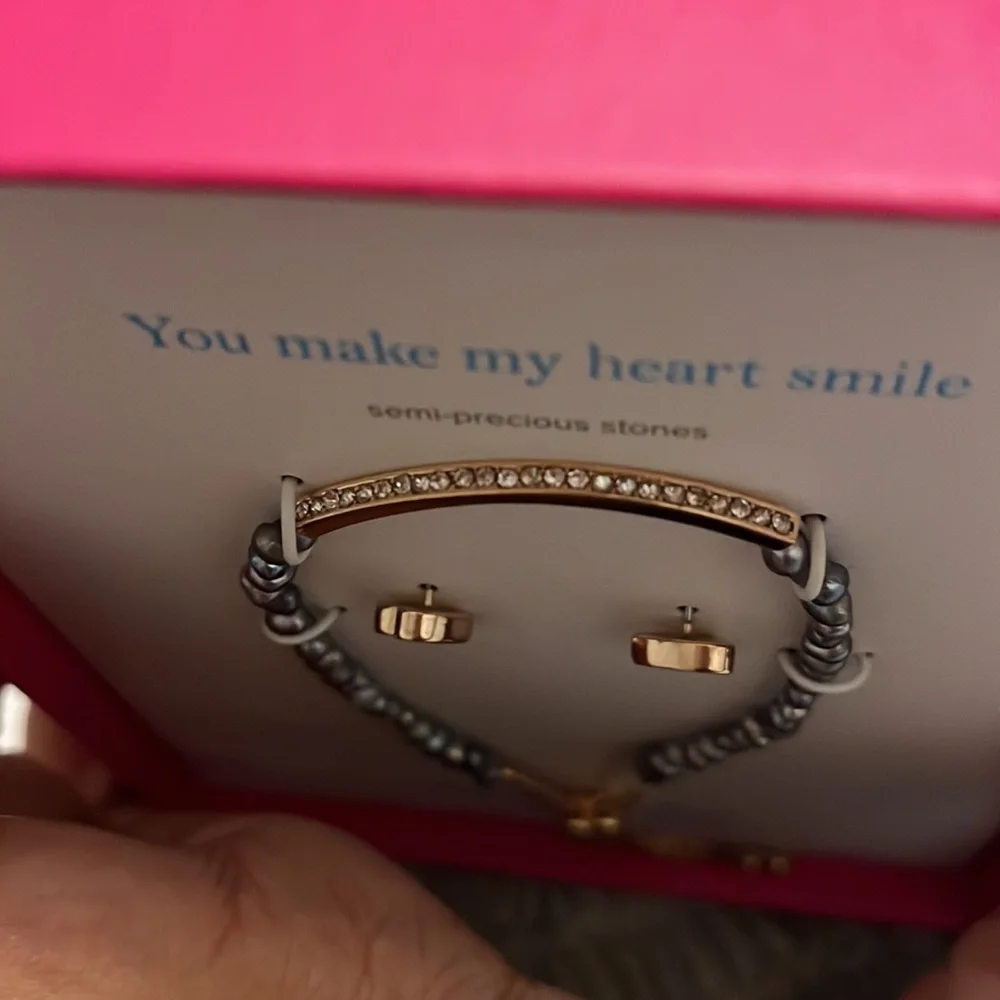 Vera Bradley bracelet and earrings